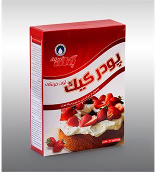 پودر کیک توت فرنگی